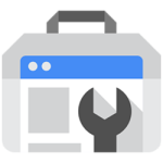 Grey Google Search Console toolbox icon with a wrench symbol on it.