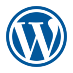 The blue and white WordPress logo icon in a circular frame.
