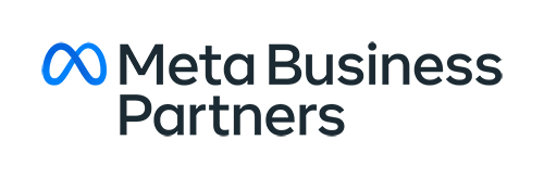 Meta Business Partners logo featuring the blue infinity symbol.