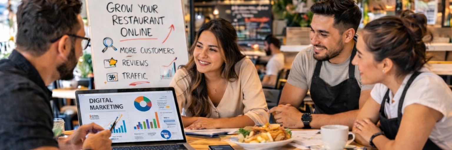 restaurant marketing meeting